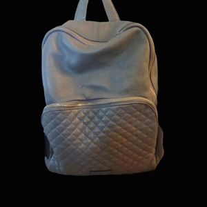 Vera Bradley gray leather  backpack